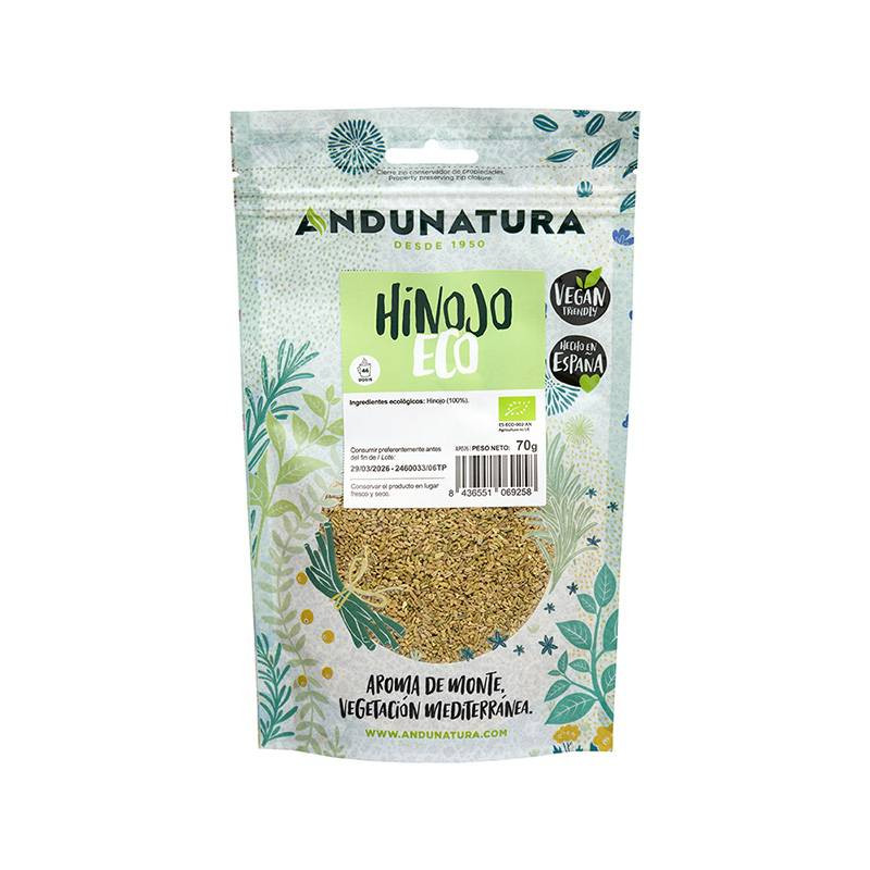 Doypack Hinojo Ecológico 70 Gr - Andunatura