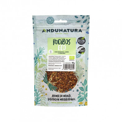 Doypack Rooibos Manzana, Limon Y Cúrcuma - Andunatura Doypack Rooibos Manzana, Limon Y Cúrcuma - Andunatura