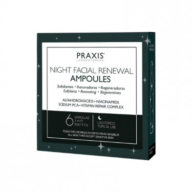 Ampollas Exfoliantes Noche Renewal Alfa Hidroxiacidos Caja 6ud - Praxis Ampollas Exfoliantes Noche Renewal Alfa Hidroxiacidos Caja 6ud - Praxis