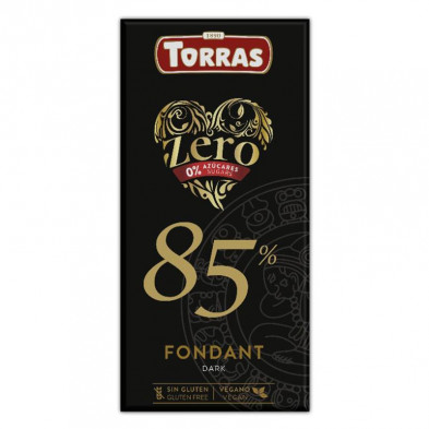 Chocolate Negro Zero 85% Cacao - Torras Chocolate Negro Zero 85% Cacao - Torras