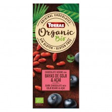 Chocolate Bio Negro Con Bayas De Goji & Açai - Torras