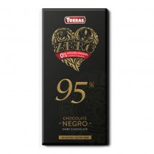 Chocolate Zero Sin Azúcar 95 % Cacao 100g - Torras