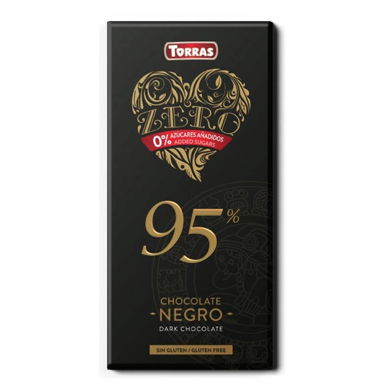 Chocolate Zero Sin Azúcar 95 % Cacao 100g - Torras