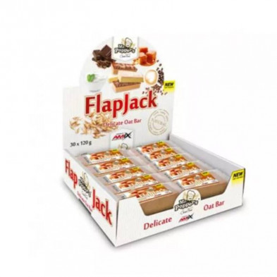 Barrita Flap Jack Oat Bar 30x120gr Toffee - Amix Barrita Flap Jack Oat Bar 30x120gr Toffee - Amix