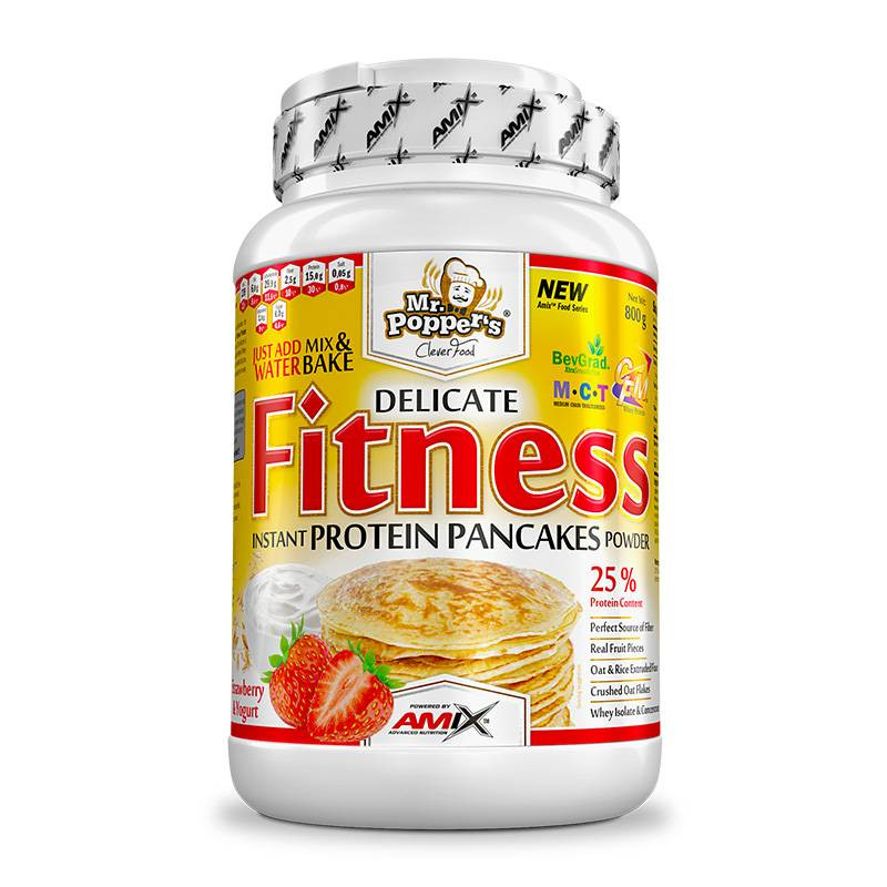 Tortitas Proteicas Fitness Protein Pancakes 800gr Fresa Yogur - Amix