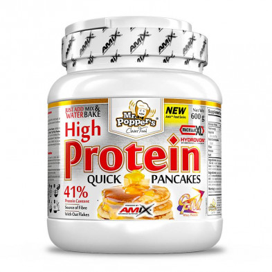 Tortitas Proteicas High Protein Pancakes 600gr Coco/Choco - Amix Tortitas Proteicas High Protein Pancakes 600gr Coco/Choco - Amix
