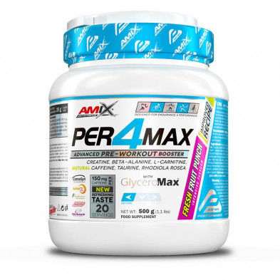 Bebida Pre-Entreno Per4max 500g Fruit Punch - Amix Bebida Pre-Entreno Per4max 500g Fruit Punch - Amix