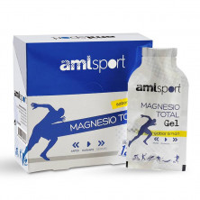 Magnesio Total Gel 20 Ml X 12 Sobres Limón - Amlsport