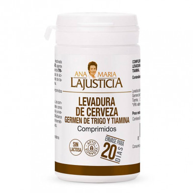 Levadura Cerveza + Germen 80comp - Ana Mª Lajusticia Levadura Cerveza + Germen 80comp - Ana Mª Lajusticia