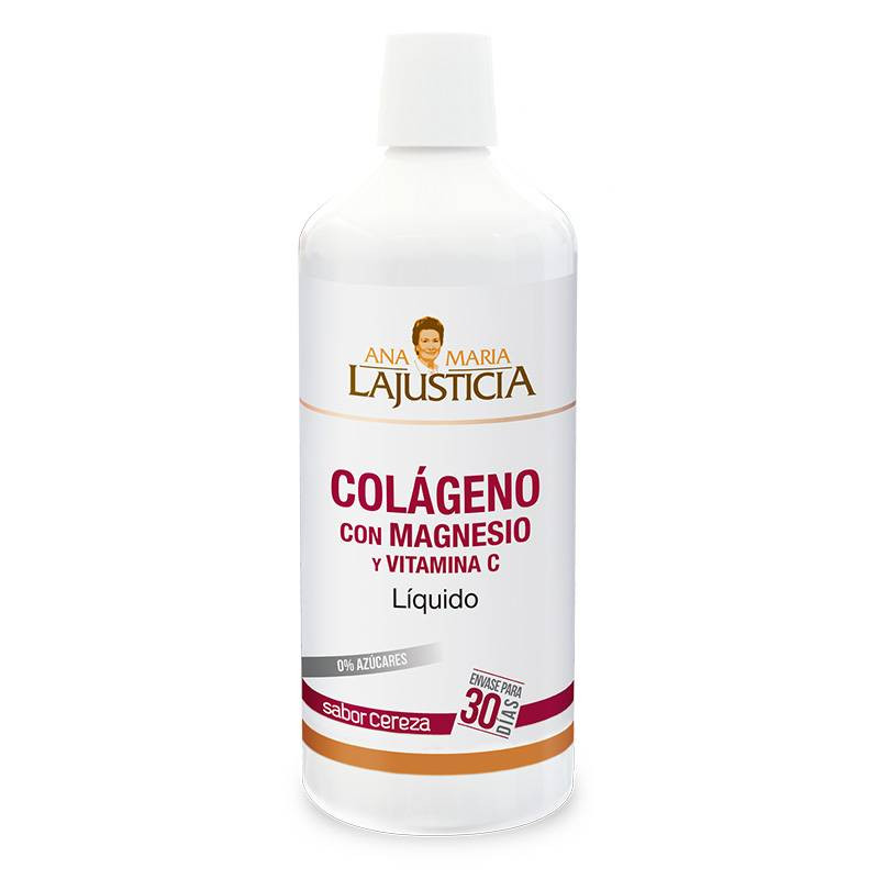 Colágeno + Magnesio + Vit C 1l (Sabor Cereza) - Ana Mª Lajusticia