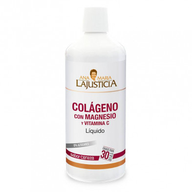 Colágeno + Magnesio + Vit C 1l (Sabor Cereza) - Ana Mª Lajusticia Colágeno + Magnesio + Vit C 1l (Sabor Cereza) - Ana Mª Lajusticia