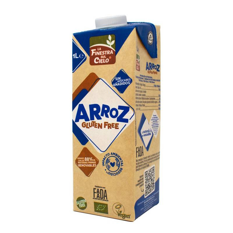 Bebida Arroz Bio Sin Gluten 1l - La Finestra Sul Cielo