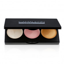 Paleta De Iluminadores 100% Natural 3 Colores - Camaleón