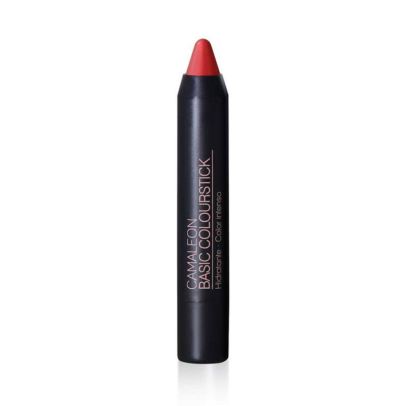 Labial Basic Colour Metalico Rojo - Camaleón Labial Basic Colour Metalico Rojo - Camaleón
