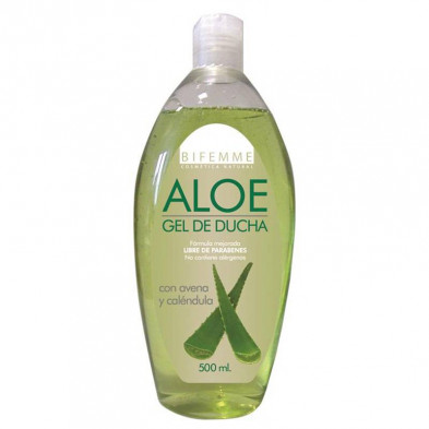 Gel Ducha Aloe + Avena + Calendula 500ml - Bifemme Gel Ducha Aloe + Avena + Calendula 500ml - Bifemme