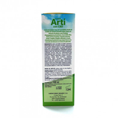 Arti 3 Crema Cbd 150ml - Zentrum