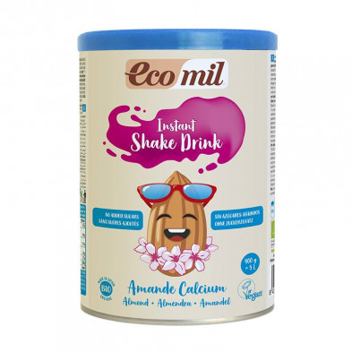 Bebida Instantánea Almendra Nature Calcio Sin Azúcares 400g - Ecomil Bebida Instantánea Almendra Nature Calcio Sin Azúcares 400g - Ecomil