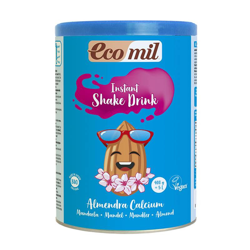 Bebida Instantánea Almendra + Calcio Bio 400g - Ecomil