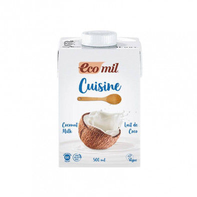 Crema De Coco Para Cocinar Bio 500ml - Ecomil Crema De Coco Para Cocinar Bio 500ml - Ecomil