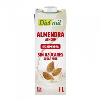 Bebida De Almendra Intense Sugar Free 1l - Dietmil Bebida De Almendra Intense Sugar Free 1l - Dietmil