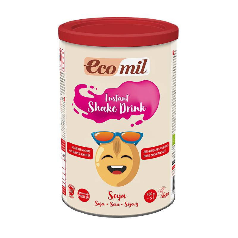Bebida De Soja Instantánea Sin Azúcar Bio 400g - Ecomil