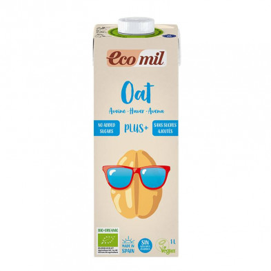 Bebida De Avena Plus + Sin Azúcar Bio 1l - Ecomil Bebida De Avena Plus + Sin Azúcar Bio 1l - Ecomil