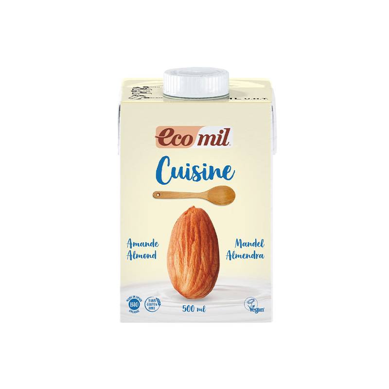 Crema De Almendra Para Cocinar Bio 500ml - Ecomil