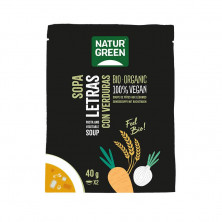 Sopa Letras Con Verduras Bio 40g - Naturgreen