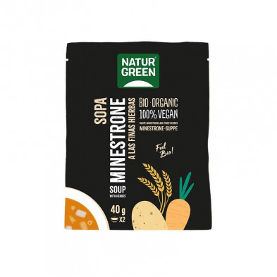 Sopa De Minestrone Finas Hierbas Bio 40g - Naturgreen Sopa De Minestrone Finas Hierbas Bio 40g - Naturgreen