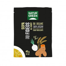 Sopa Fideos Al Curry Bio 40g - Naturgreen