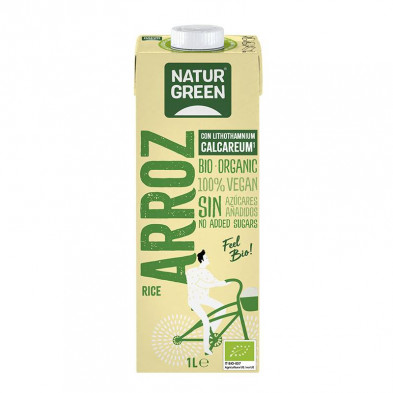 Bebida De Arroz Calcio 1l - Naturgreen Bebida De Arroz Calcio 1l - Naturgreen