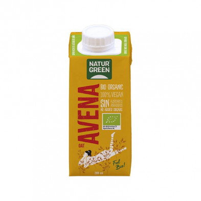 Bebida Avena Calcium Bio 200ml - Naturgreen Bebida Avena Calcium Bio 200ml - Naturgreen