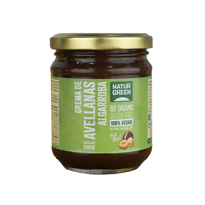 Crema Avellanas Algarroba Bio 200g - Naturgreen