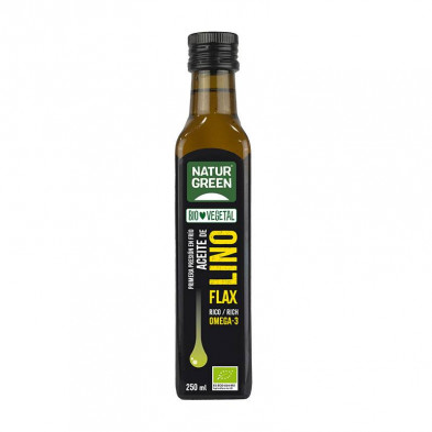 Aceite Lino Bio 250ml - Naturgreen Aceite Lino Bio 250ml - Naturgreen
