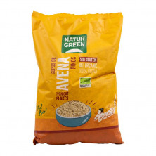 Copos Avena Finos Sin Gluten Bio 1kg - Naturgreen