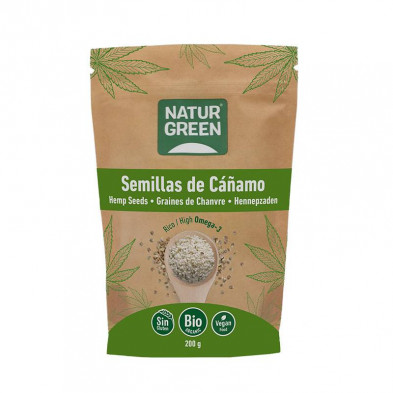 Semillas De Cañamo Bio 200g - Naturgreen Semillas De Cañamo Bio 200g - Naturgreen