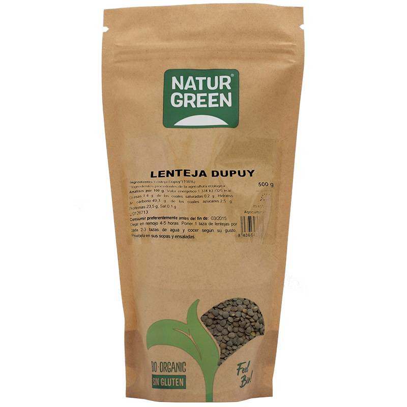 Lenteja Dupuy Bio 500g - Naturgreen