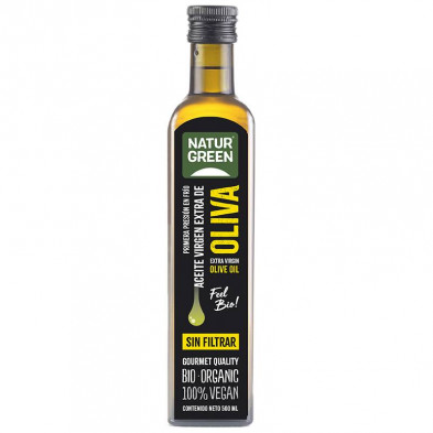 Aceite Oliva Virgen Sin Filtrar Bio 500 - Naturgreen Aceite Oliva Virgen Sin Filtrar Bio 500 - Naturgreen