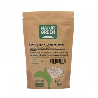 Copos De Quinoa Bio 200g - Naturgreen Copos De Quinoa Bio 200g - Naturgreen
