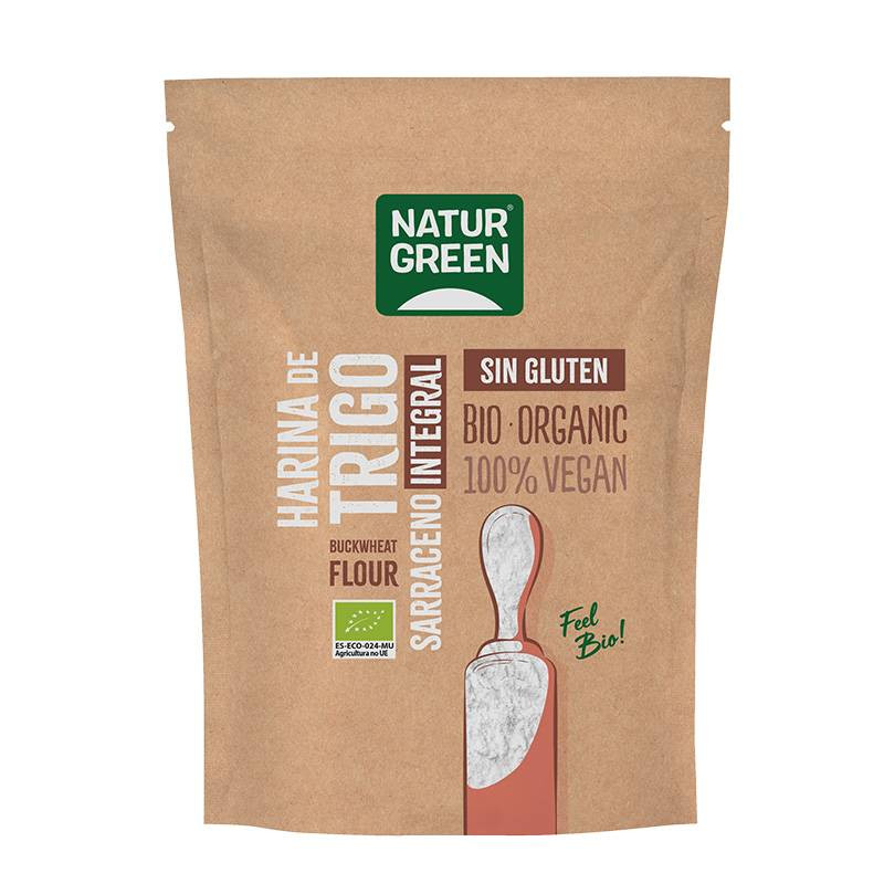 Harina Trigo Sarra Sin Gluten Bio 500g - Naturgreen