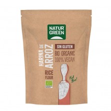 Harina Arroz Sin Gluten Bio 500g - Naturgreen