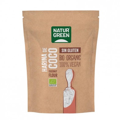 Harina Coco Sin Gluten Bio 500g - Naturgreen Harina Coco Sin Gluten Bio 500g - Naturgreen