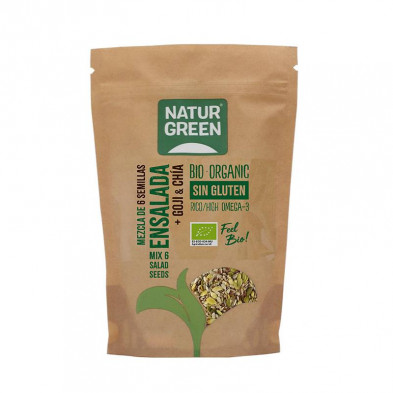 Mezcla 6 Semillas Ensalada Goji/Chia - Naturgreen Mezcla 6 Semillas Ensalada Goji/Chia - Naturgreen
