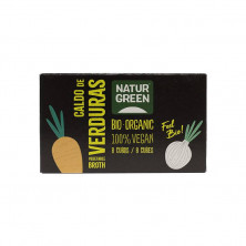 Cubito Caldo Verduras Bio 10x8.4g - Naturgreen