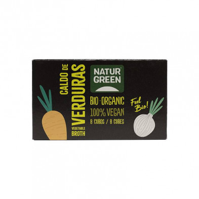 Cubito Caldo Verduras Bio 10x8.4g - Naturgreen Cubito Caldo Verduras Bio 10x8.4g - Naturgreen
