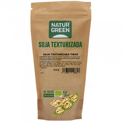 Soja Texturizada Tiras Bio 115g - Naturgreen Soja Texturizada Tiras Bio 115g - Naturgreen