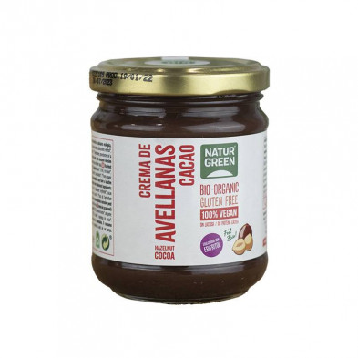 Crema Avellana Cacao Bio 200g - Naturgreen Crema Avellana Cacao Bio 200g - Naturgreen