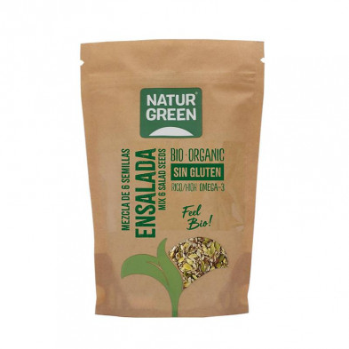 Mezcla 6 Semillas Ensalada Bio 225g - Naturgreen Mezcla 6 Semillas Ensalada Bio 225g - Naturgreen