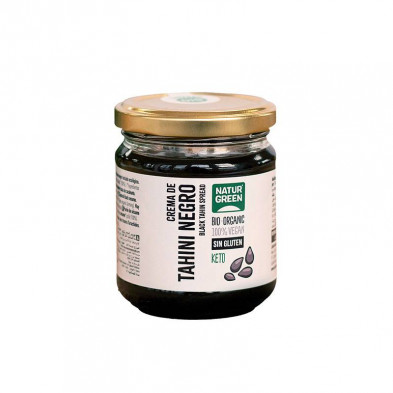 Tahin Pure Sesamo Negro Bio 180g - Naturgreen Tahin Pure Sesamo Negro Bio 180g - Naturgreen