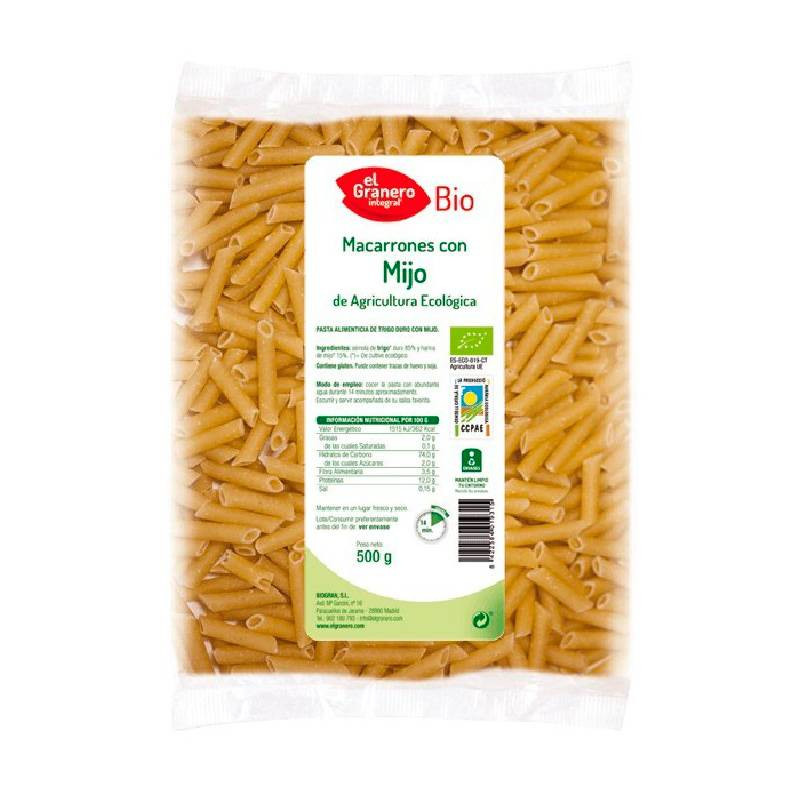 Macarrones Con Mijo Bio 500g